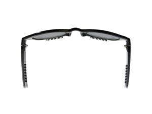 A pair of sunglasses with two sides attached to each other.