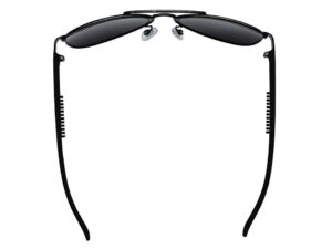 A pair of sunglasses with two lenses on top.