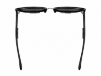 Top view of black sunglasses frame